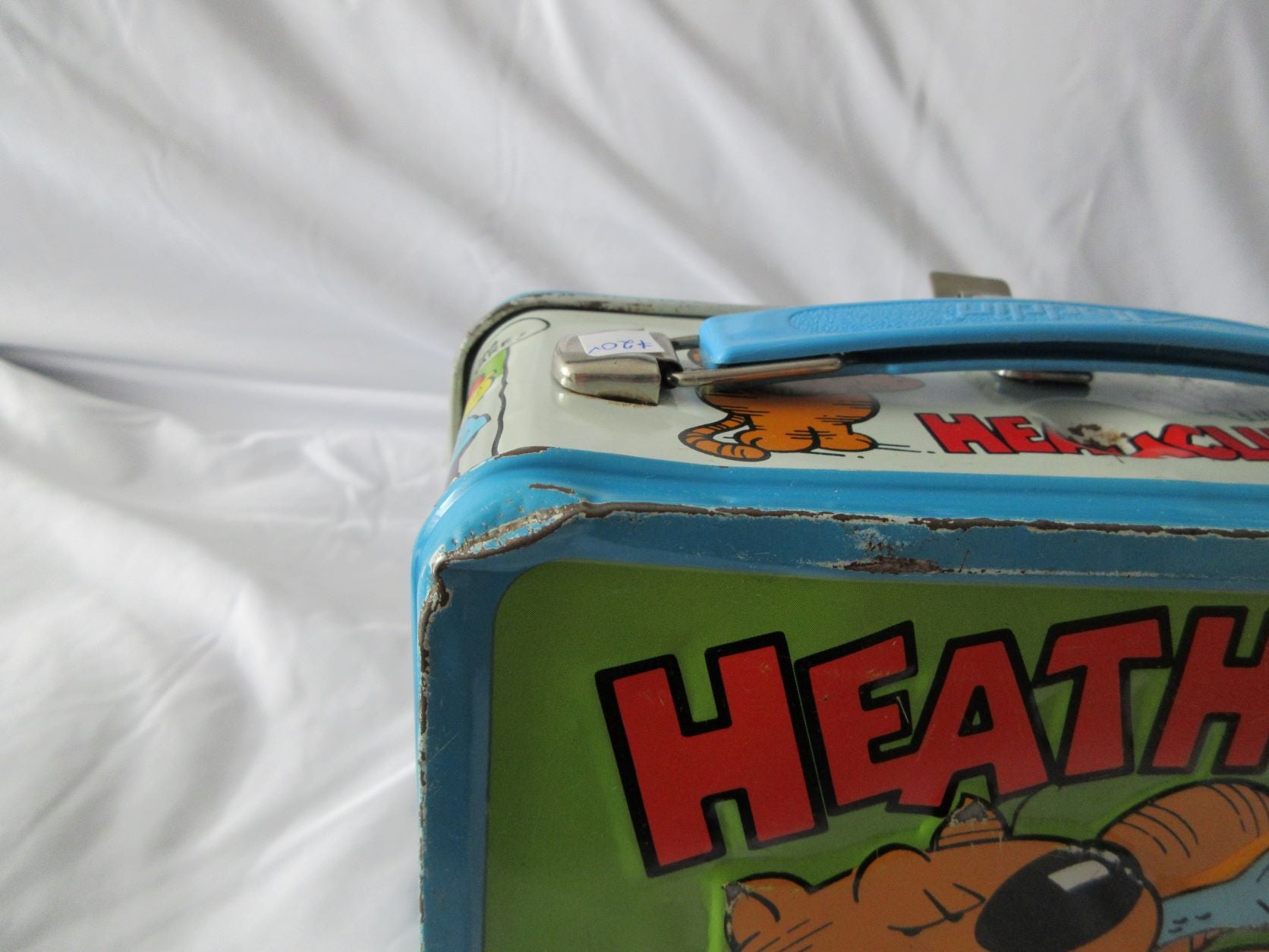 Collectible Heathcliff Metal Lunch Box