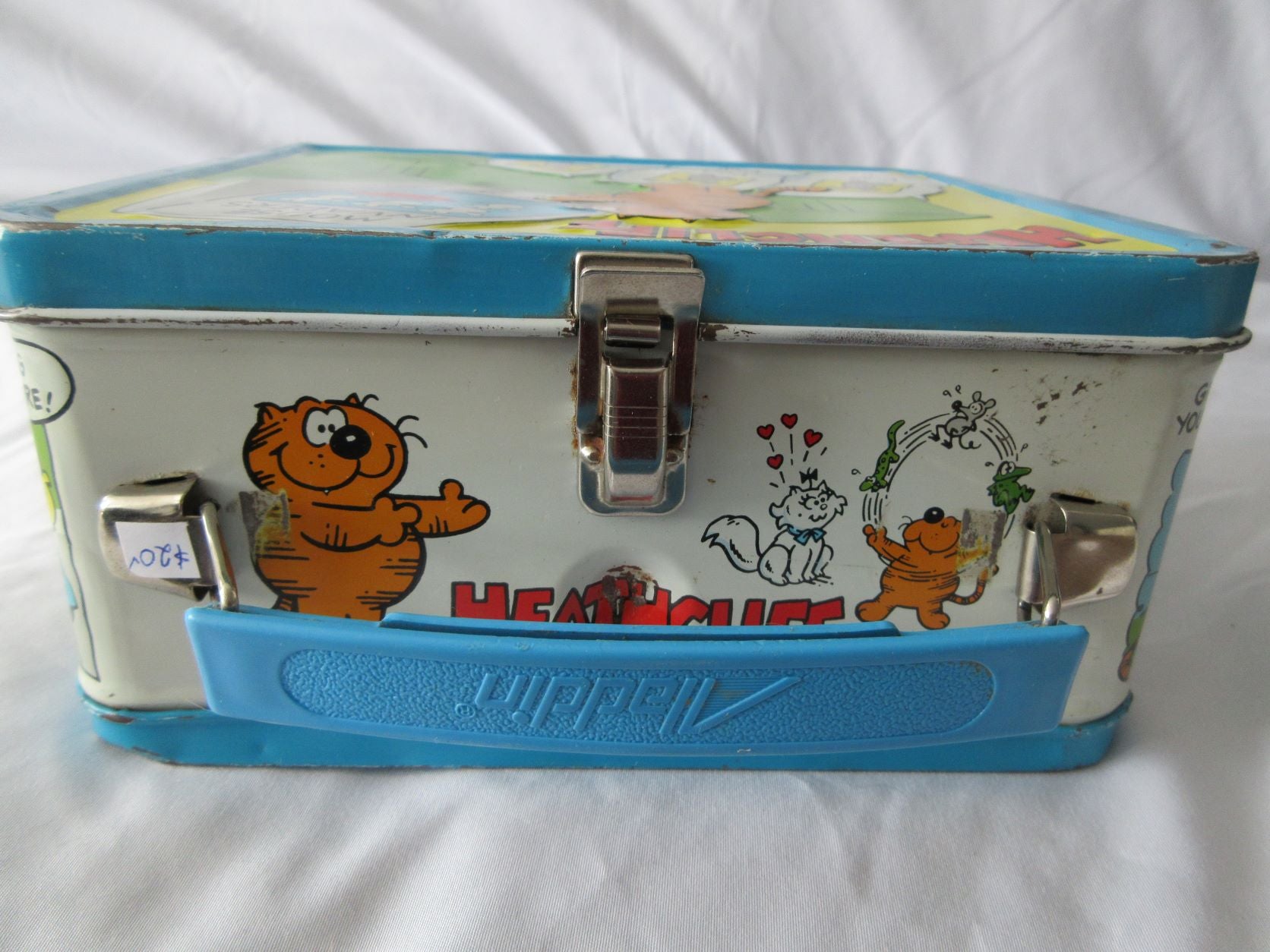 Collectible Heathcliff Metal Lunch Box