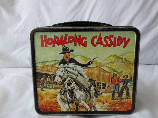 1954 Vintage Hopalong Cassidy metal lunch box