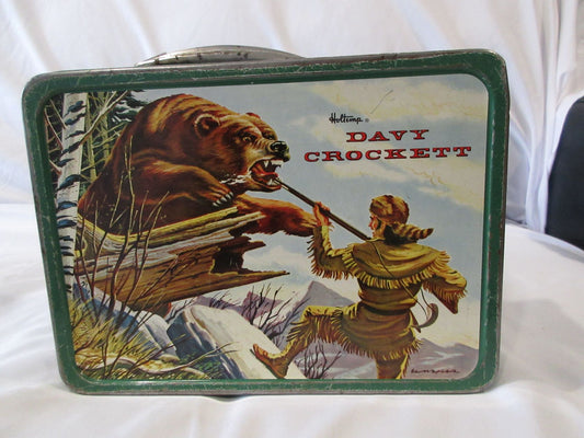 1955 Davy Crockett metal lunch box